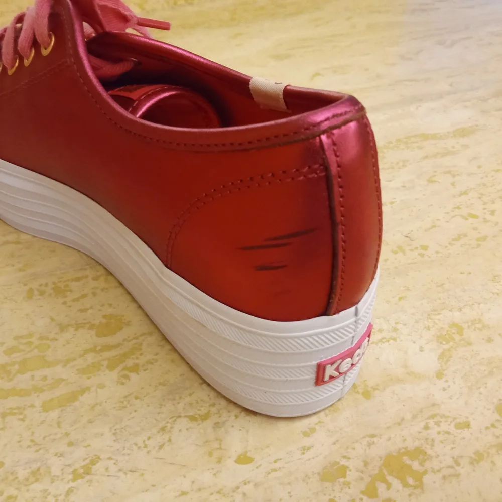 Barbie Kids Shiny Red Sneakers